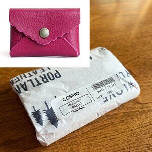Portland Leather mini daisy wallet Cosmo NWT